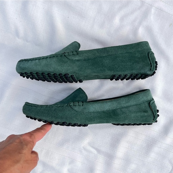 M. GEMI Felize green suede driving loafers size 36 - Picture 11 of 11